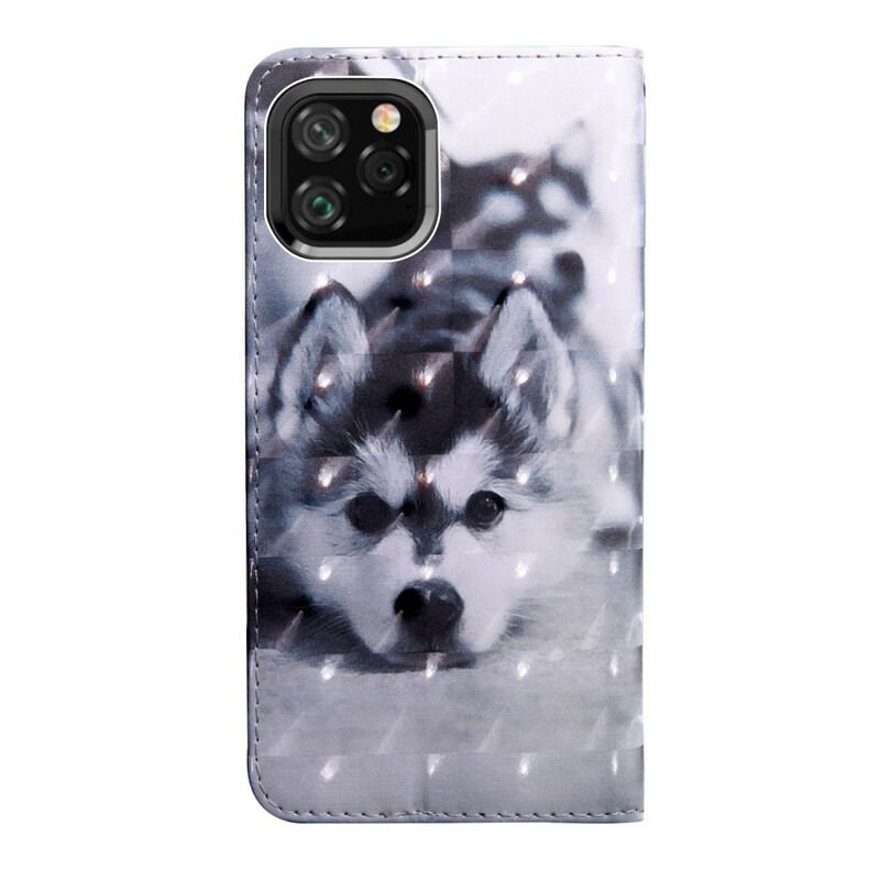 Flip Cover iPhone 11 Pro Hunden Gustav