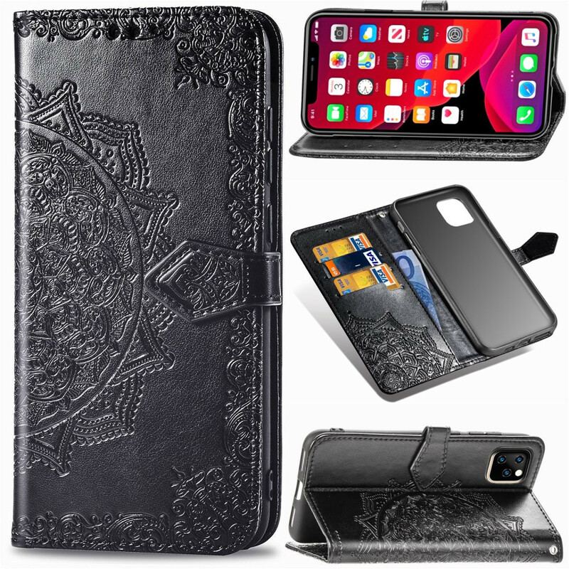 Flip Cover iPhone 11 Pro Mandala Middelalder