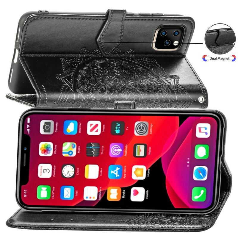 Flip Cover iPhone 11 Pro Mandala Middelalder