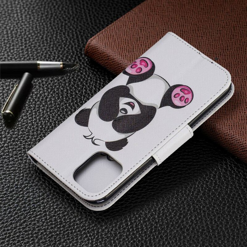 Flip Cover iPhone 11 Pro Panda Sjov