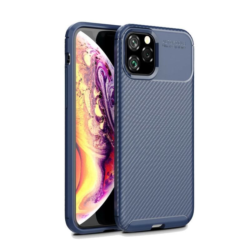 Mobilcover iPhone 11 Pro Fleksibel Kulfibertekstur