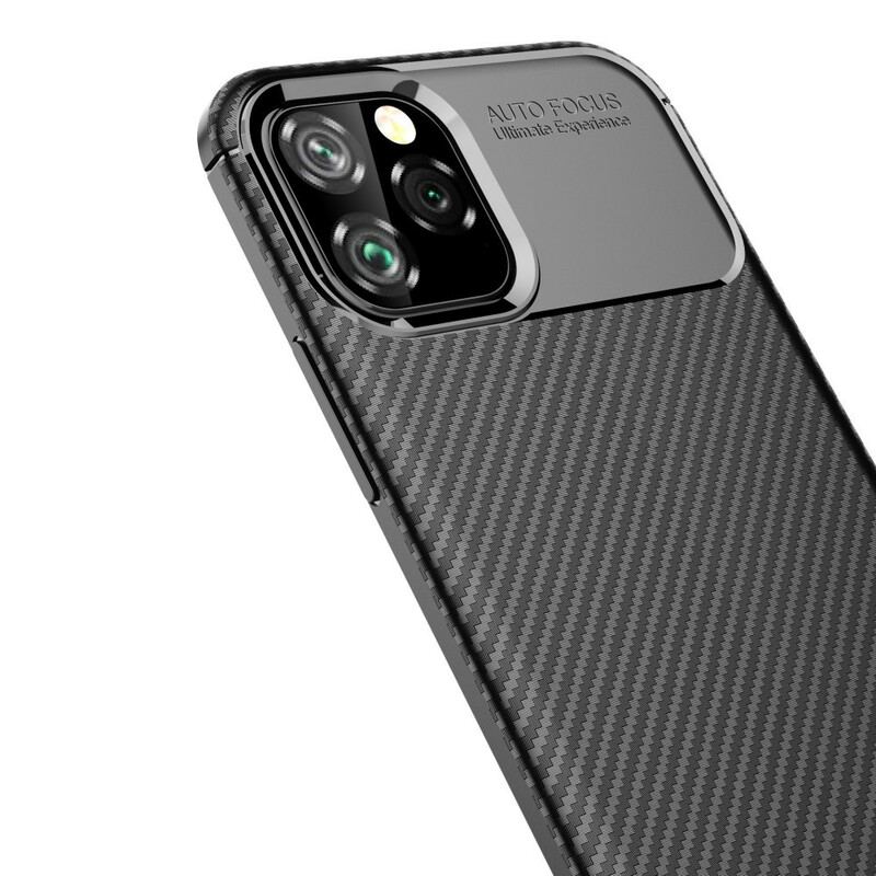 Mobilcover iPhone 11 Pro Fleksibel Kulfibertekstur