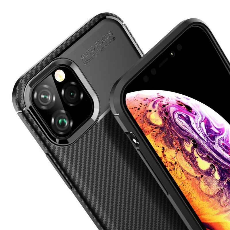 Mobilcover iPhone 11 Pro Fleksibel Kulfibertekstur