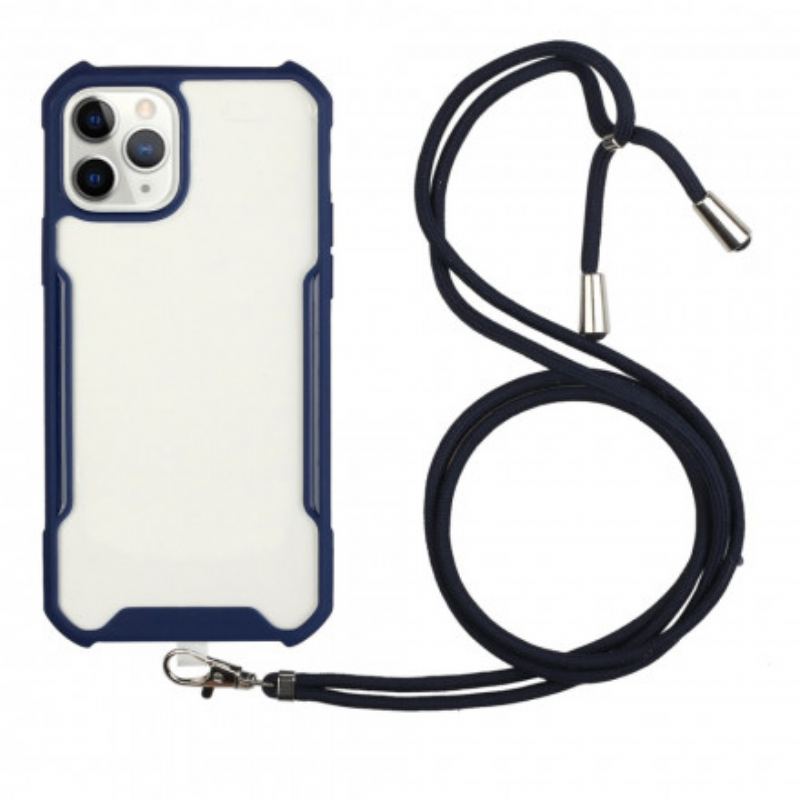 Mobilcover iPhone 11 Pro Hybrid Med Farvet Ledning