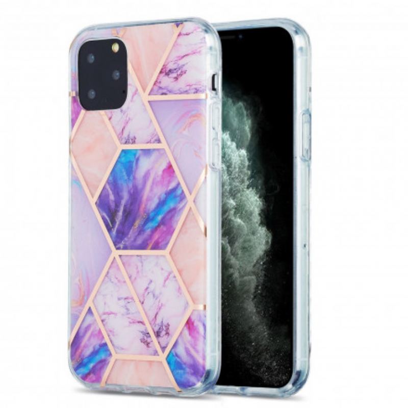 Mobilcover iPhone 11 Pro Prangende Geometrisk Marmor