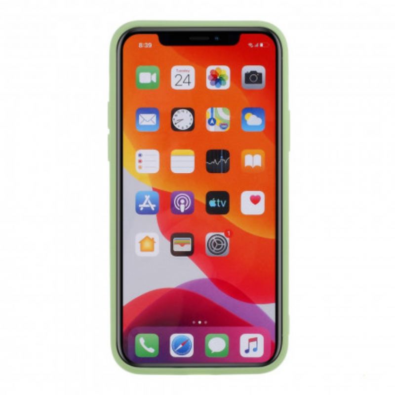 Mobilcover iPhone 11 Pro Silikonemåtte Ren Farve