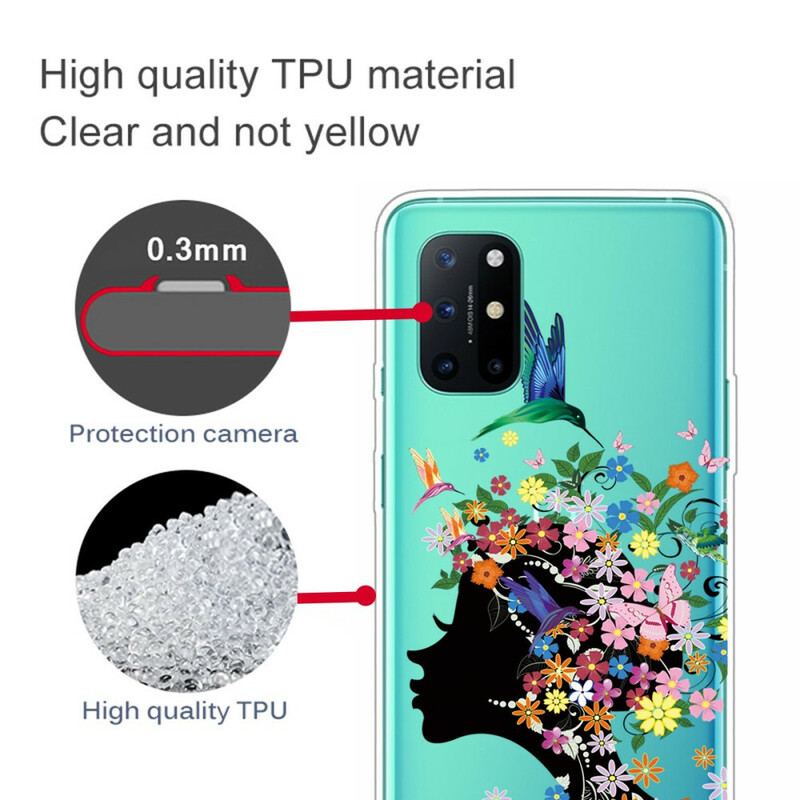 Cover OnePlus 8T Smukt Blomsterhoved