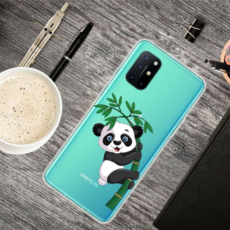 Cover OnePlus 8T Sømløs Panda På Bambus