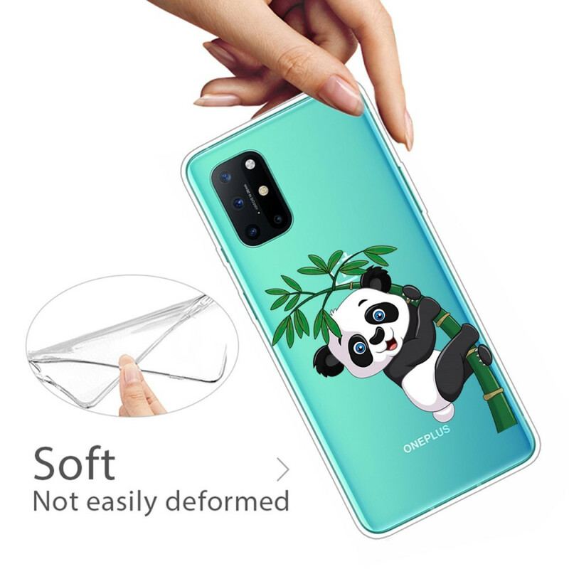 Cover OnePlus 8T Sømløs Panda På Bambus