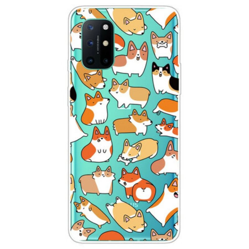 Cover OnePlus 8T Sømløse Flere Hunde