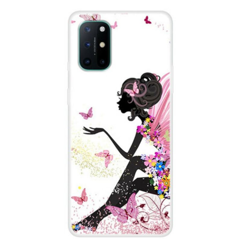 Cover OnePlus 8T Sommerfugledame