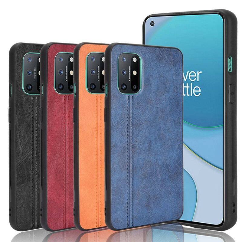 Cover OnePlus 8T Stil Lædersøm