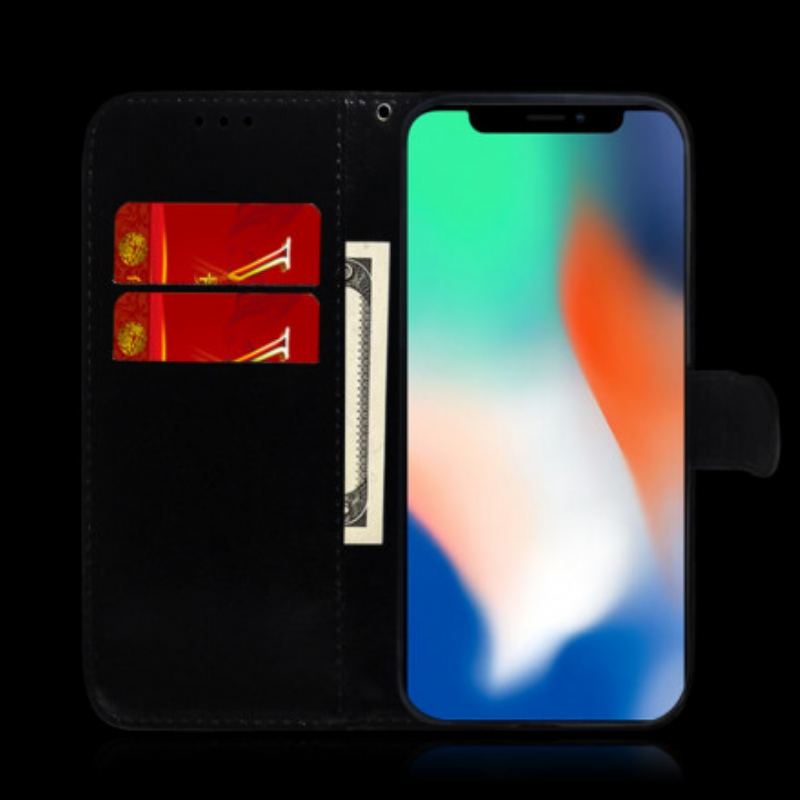 Flip Cover OnePlus 8T Spejlcover I Imiteret Læder