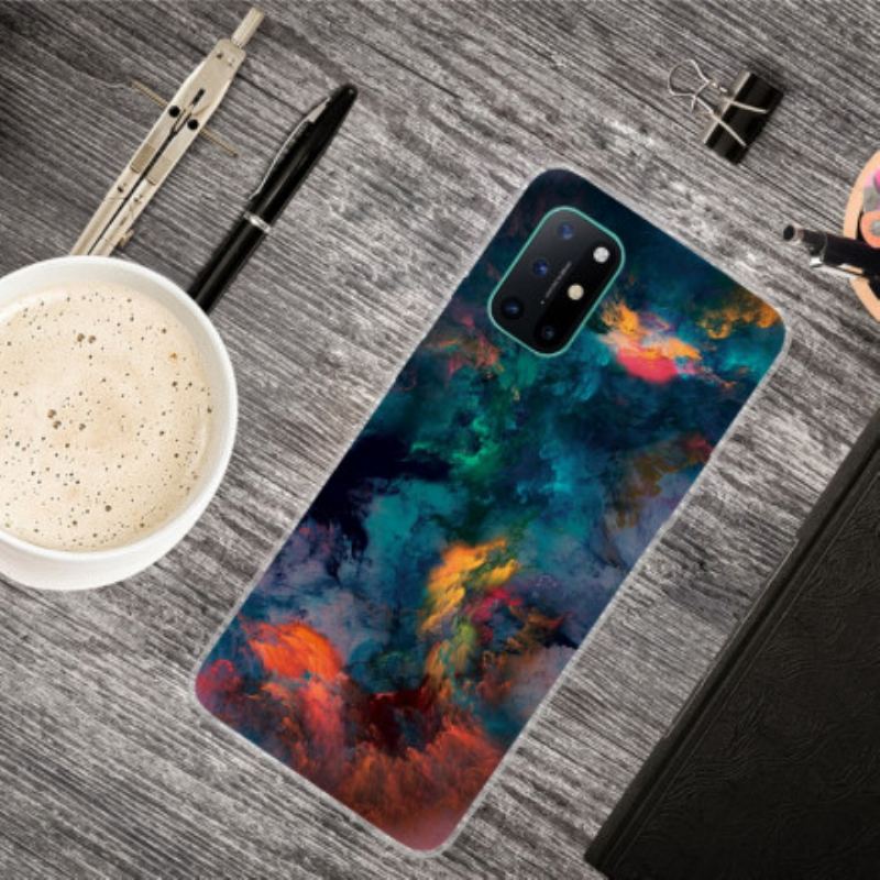 Mobilcover OnePlus 8T Farverige Skyer