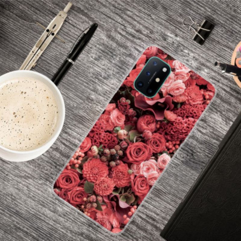 Mobilcover OnePlus 8T Intense Blomster