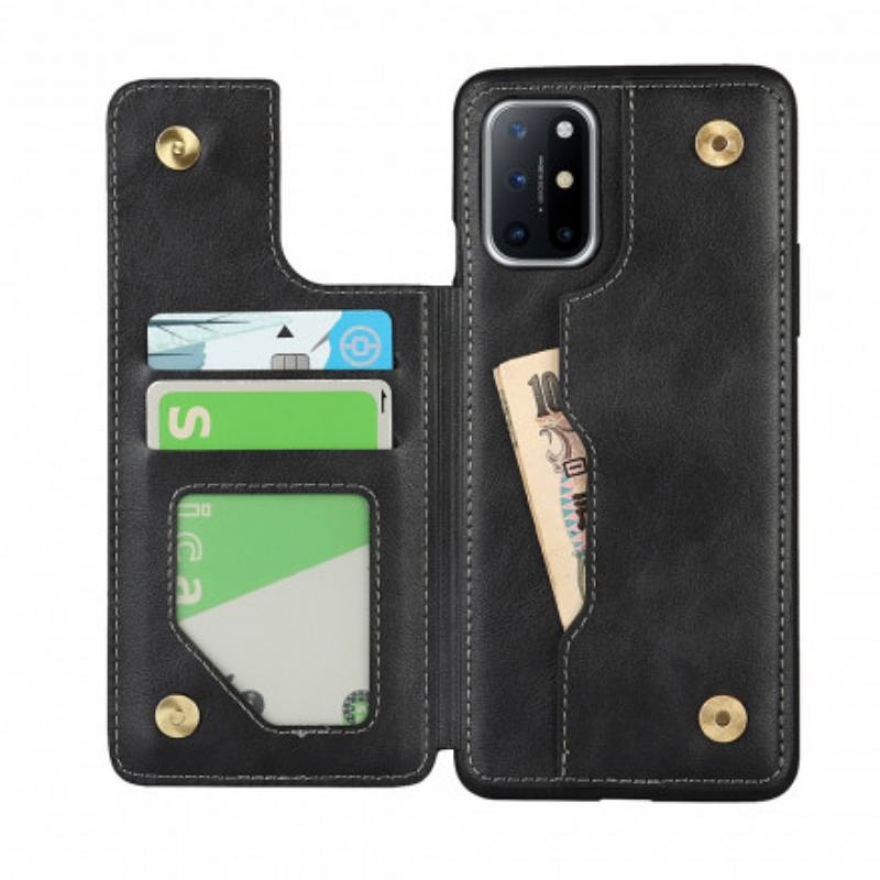 Mobilcover OnePlus 8T Kortholderstativ Og Snor