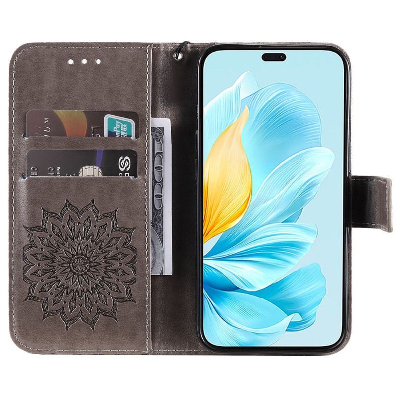 Flip Cover Honor 200 Lite Solmandala Med Rem