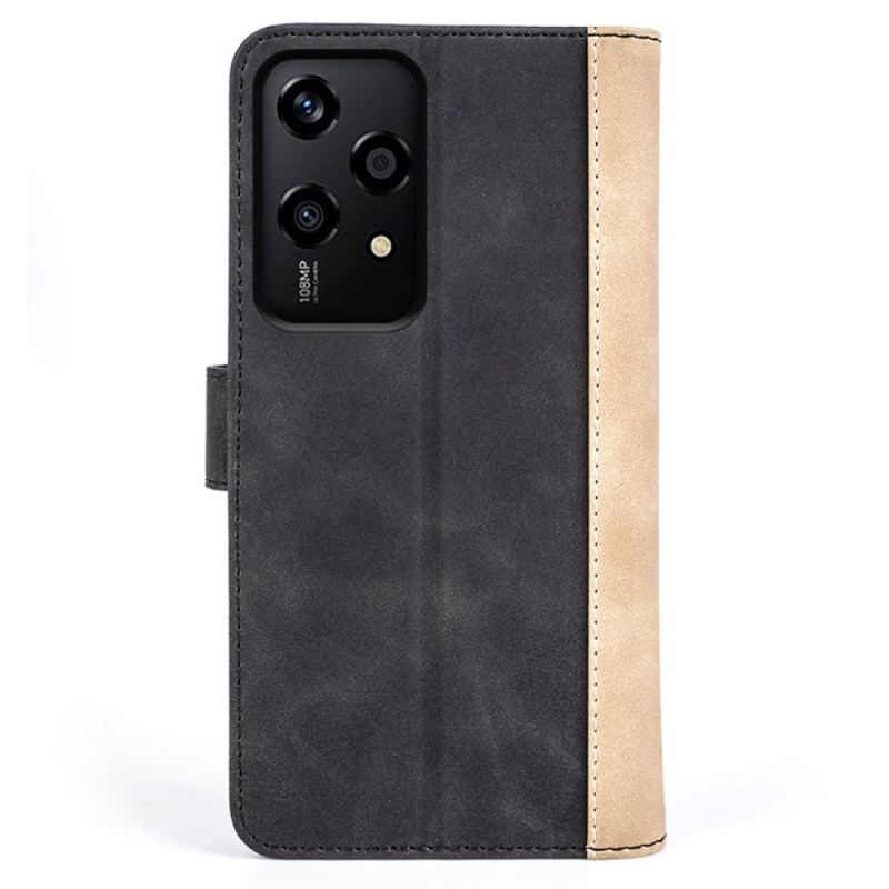 Flip Cover Honor 200 Lite Tofarvet Design