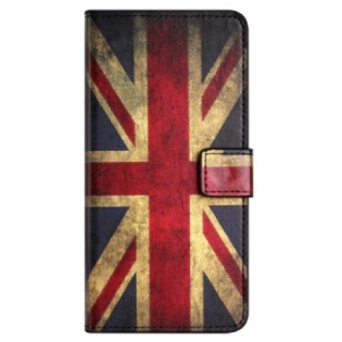 Flip Cover Honor 200 Lite Vintage Engelsk Flag