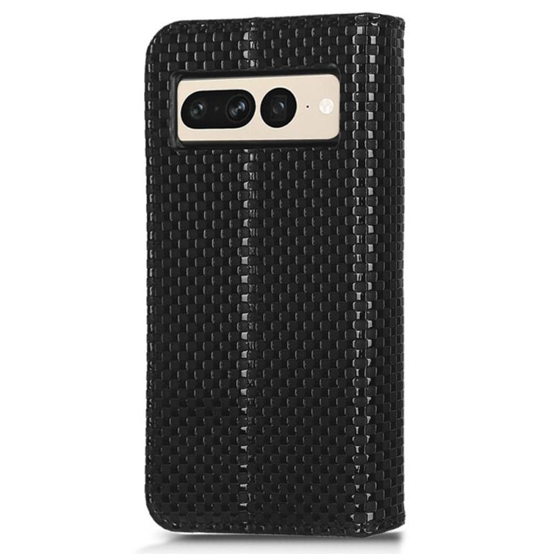 Cover Google Pixel 7 Pro Flip Cover Tekstureret