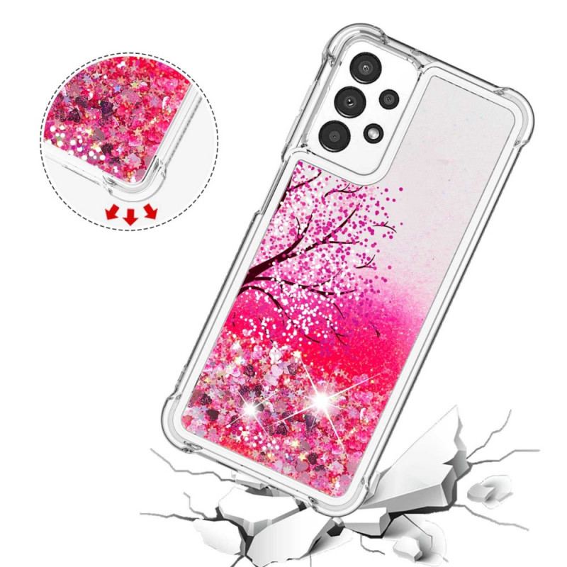 Cover Samsung Galaxy A13 Glitter Træ