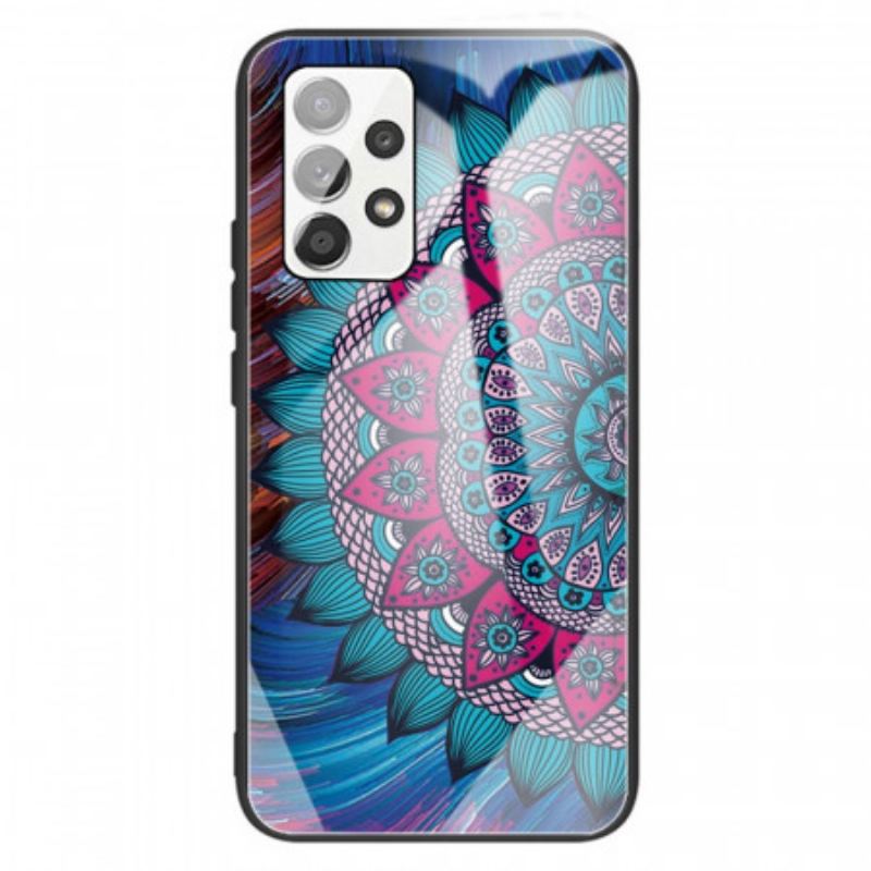 Cover Samsung Galaxy A13 Mandala Hærdet Glas