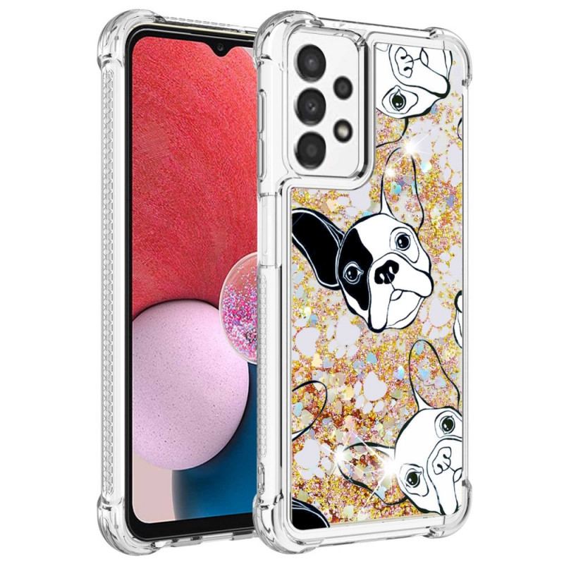 Cover Samsung Galaxy A13 Mr Hunde Pailletter