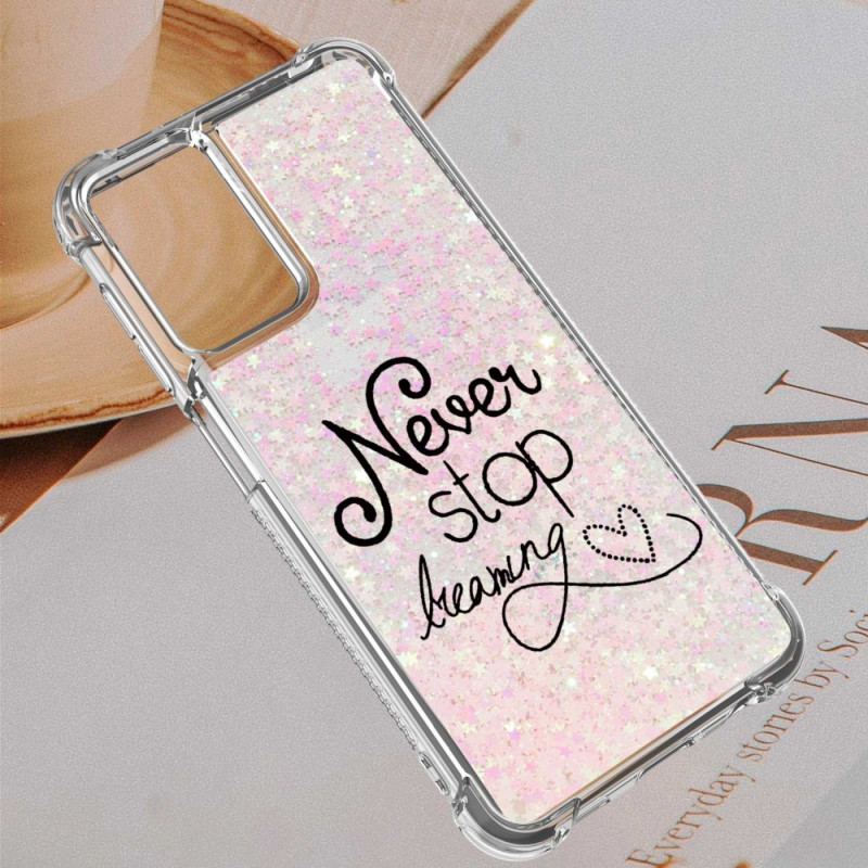 Cover Samsung Galaxy A13 Stop Aldrig Med At Drømme Om Glitter