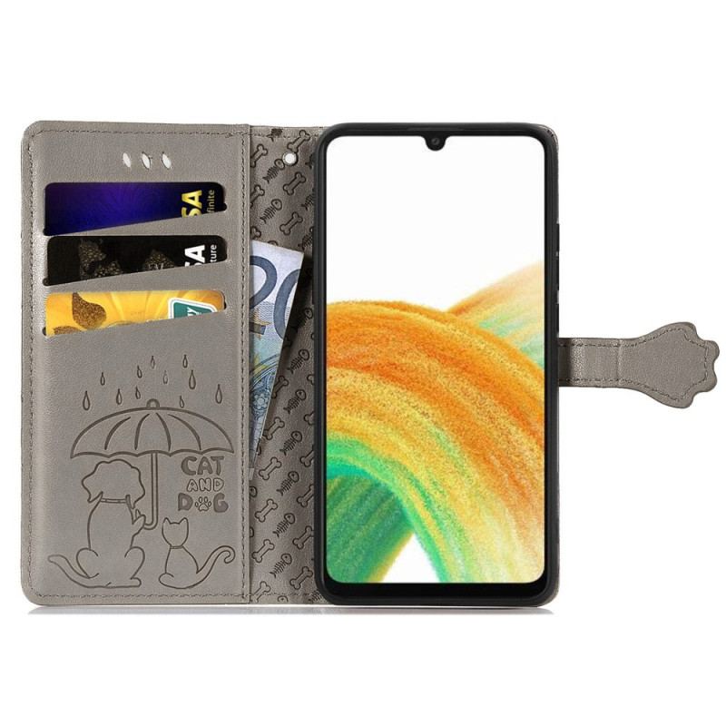 Flip Cover Samsung Galaxy A13 Animerede Dyr