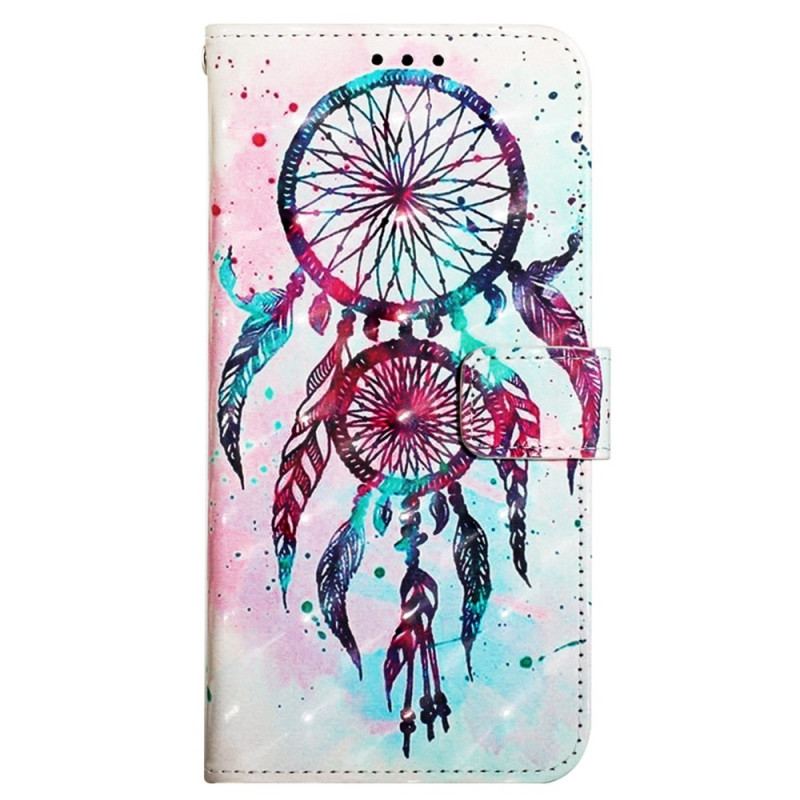 Flip Cover Samsung Galaxy A13 Med Snor Strap Dream Catcher