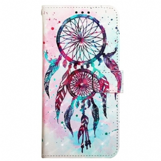 Flip Cover Samsung Galaxy A13 Med Snor Strap Dream Catcher