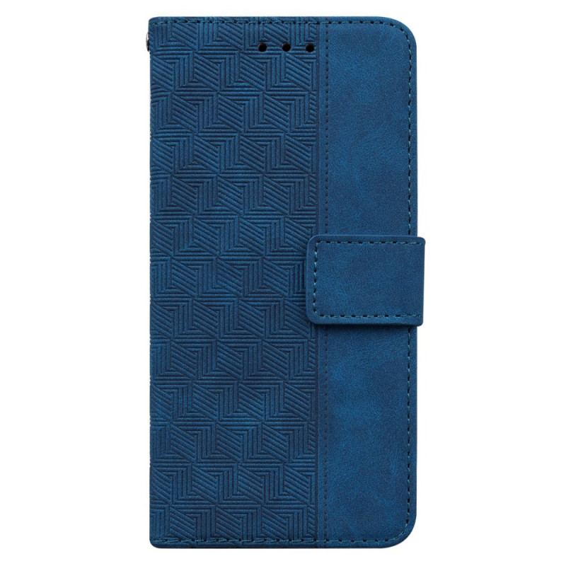 Flip Cover Samsung Galaxy A13 Med Snor Strappy Mønster