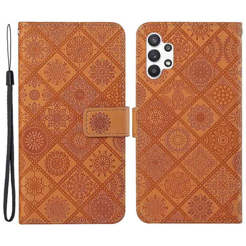 Flip Cover Samsung Galaxy A13 Tapestry Mønster