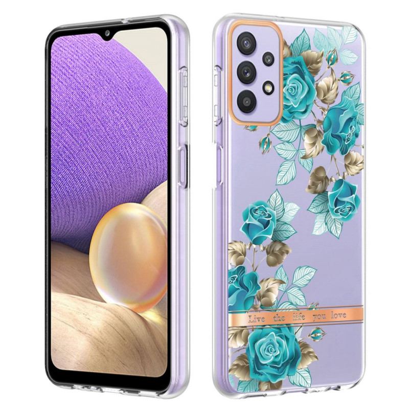 Mobilcover Samsung Galaxy A13 Sømløs Blomster