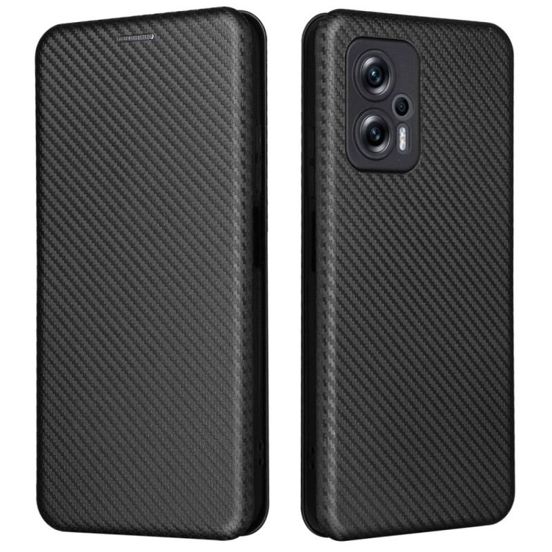 Cover Poco X4 GT Flip Cover Afrundet Vinkel Chevron Mønster