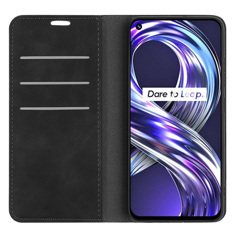 Cover Realme 8i Flip Cover Blødhed Ved Hudkontakt