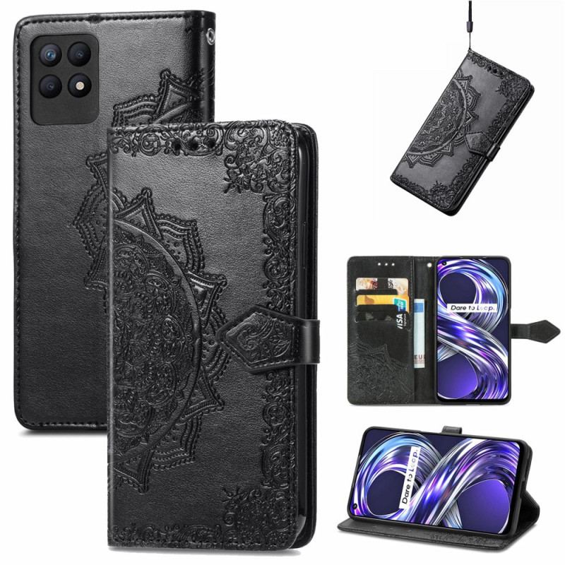 Flip Cover Realme 8i Mandala Middelalder