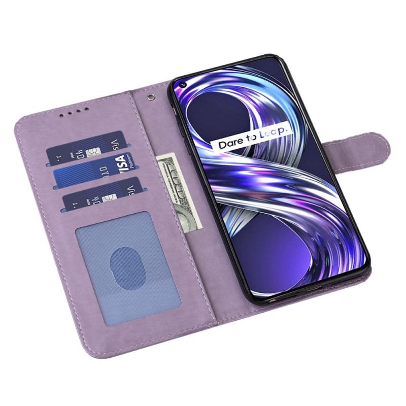 Flip Cover Realme 8i Træ Og Hjorte