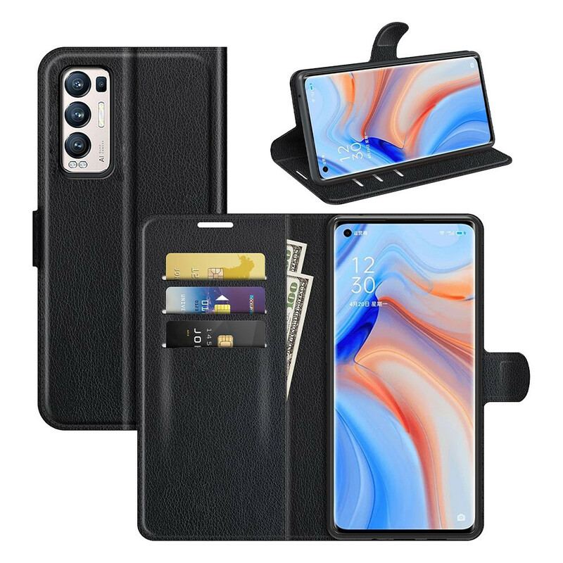 Flip Cover Oppo Find X3 Neo Klassisk