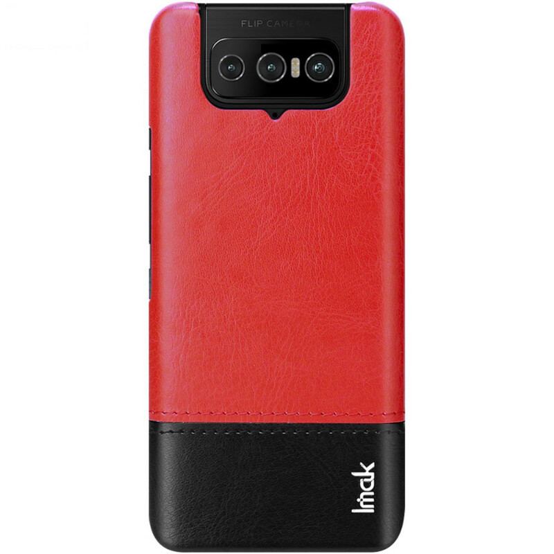 Cover Asus Zenfone 7 / 7 Pro Imak Ruiyi Series Lædereffekt