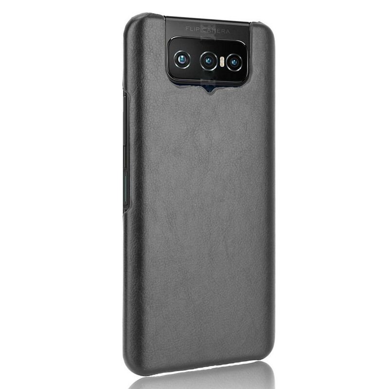 Cover Asus Zenfone 7 / 7 Pro Litchi Læder Effekt