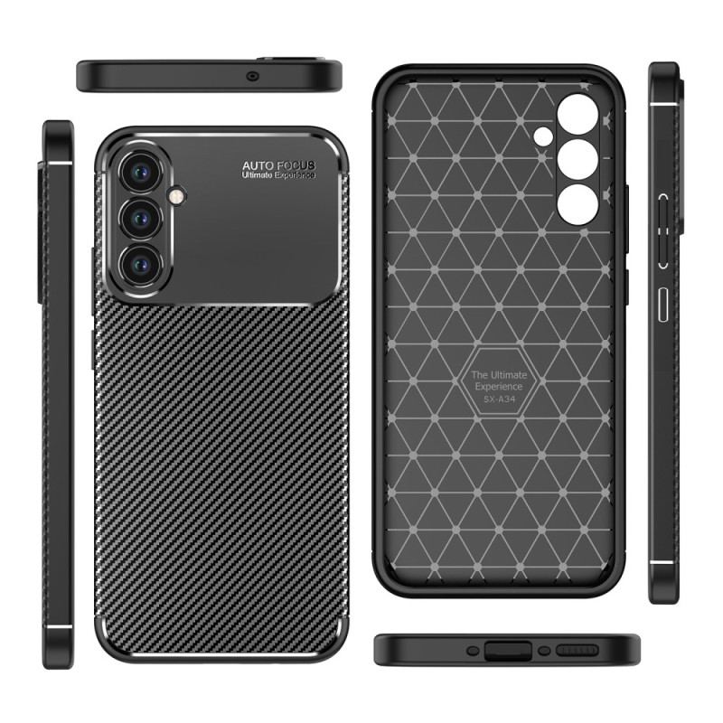 Cover Samsung Galaxy A34 5G Fleksibel Kulfiber