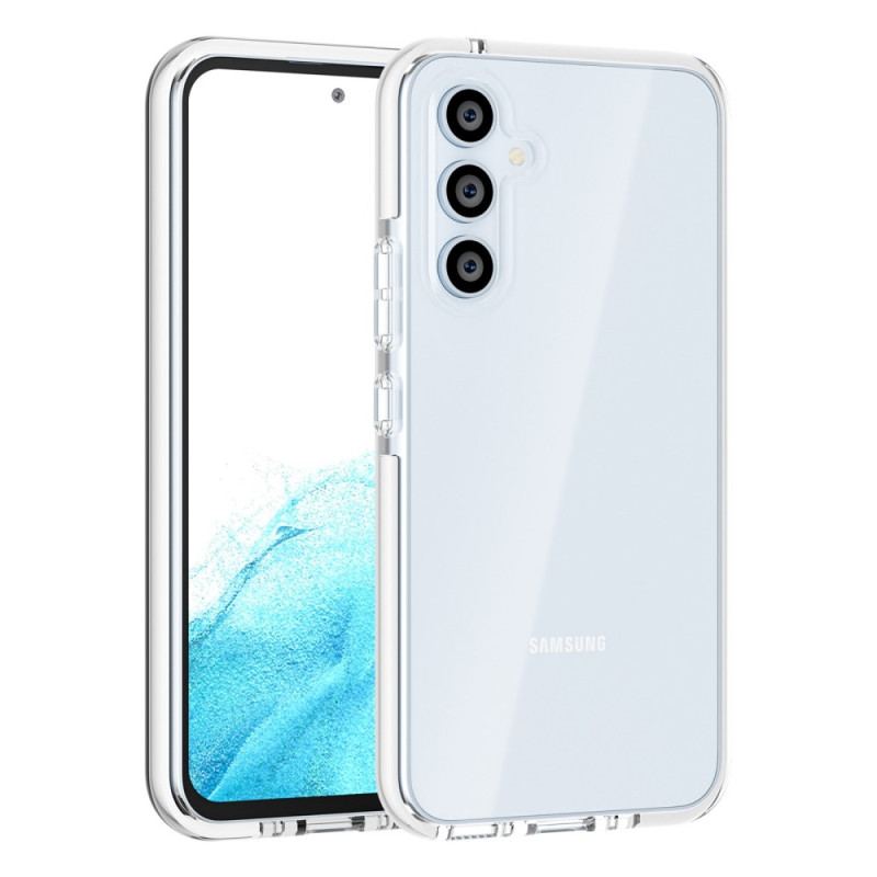 Cover Samsung Galaxy A34 5G Gennemsigtige Farvede Kanter