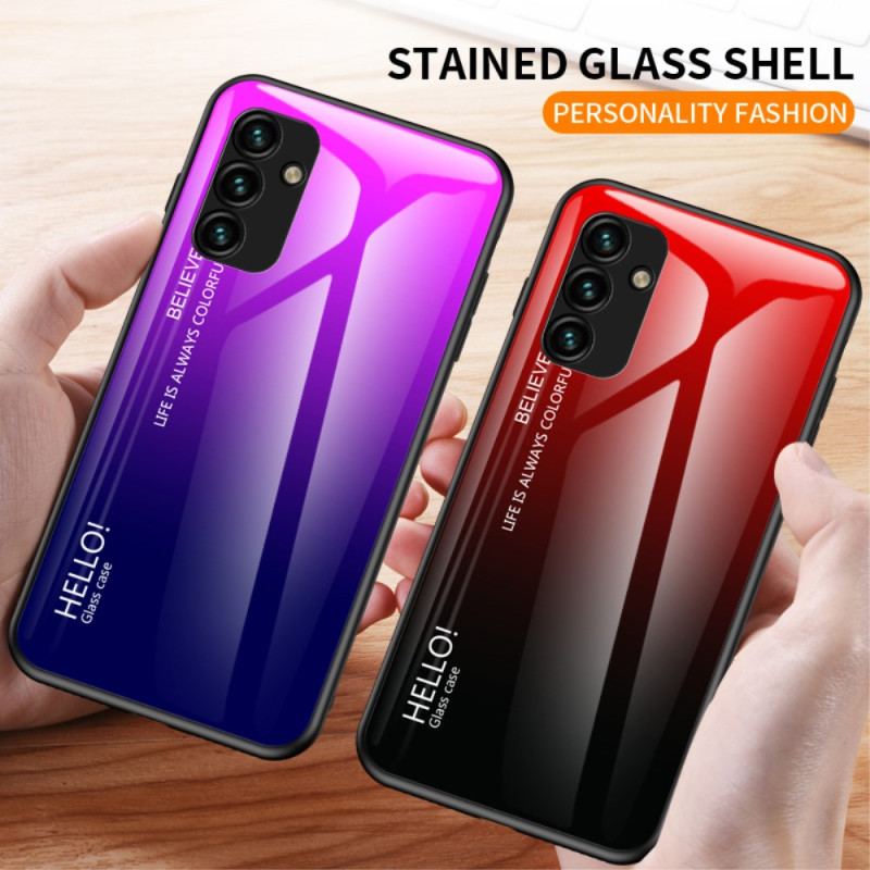 Cover Samsung Galaxy A34 5G Hærdet Glas Hej