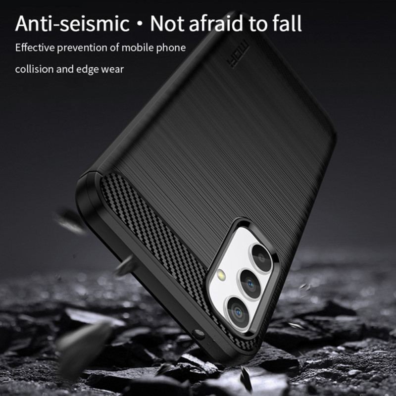 Cover Samsung Galaxy A34 5G Mofi Børstet Kulfiber