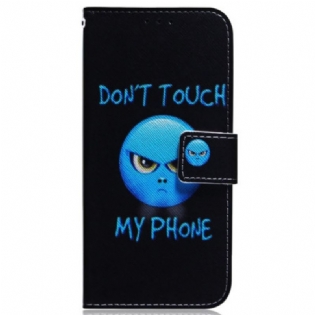 Flip Cover Samsung Galaxy A34 5G Emoji Rør Ikke Ved Min Telefon