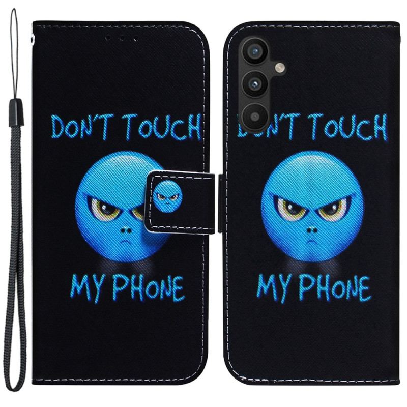 Flip Cover Samsung Galaxy A34 5G Emoji Rør Ikke Ved Min Telefon