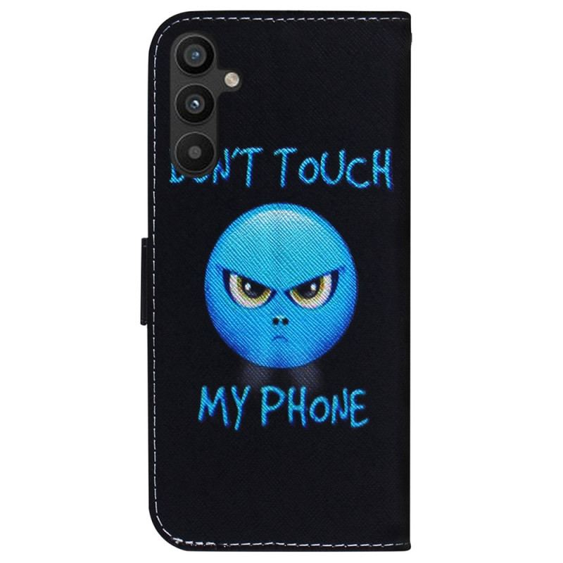 Flip Cover Samsung Galaxy A34 5G Emoji Rør Ikke Ved Min Telefon