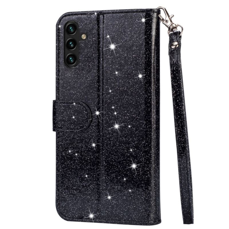 Flip Cover Samsung Galaxy A34 5G Glitter Møntpung