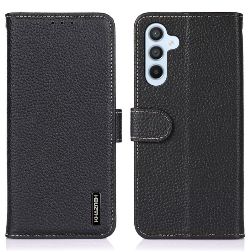 Flip Cover Samsung Galaxy A34 5G Khazneh Litchi Læder